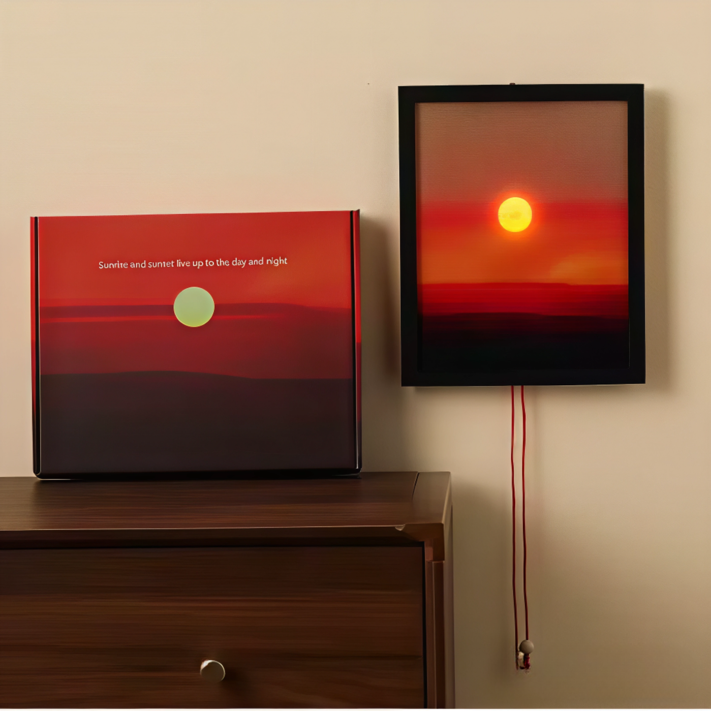 Cuadro de Amanecer y Atardecer